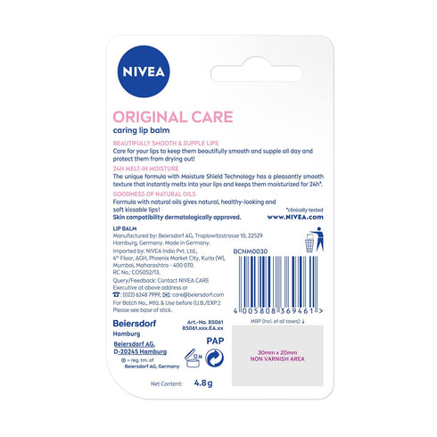 Nivea Lip Balm Original Care
